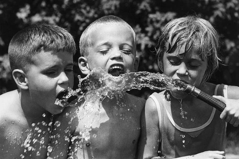 Drinking from Garden Hoses