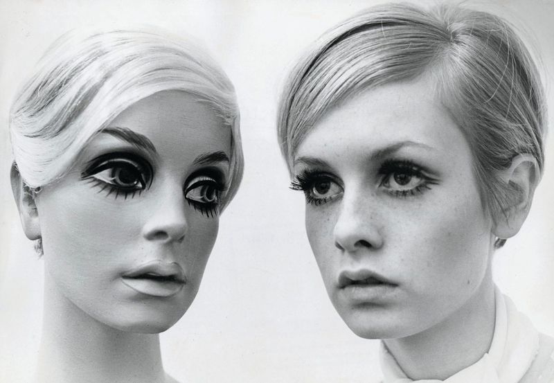 False Eyelashes Were Glued On with Actual Glue