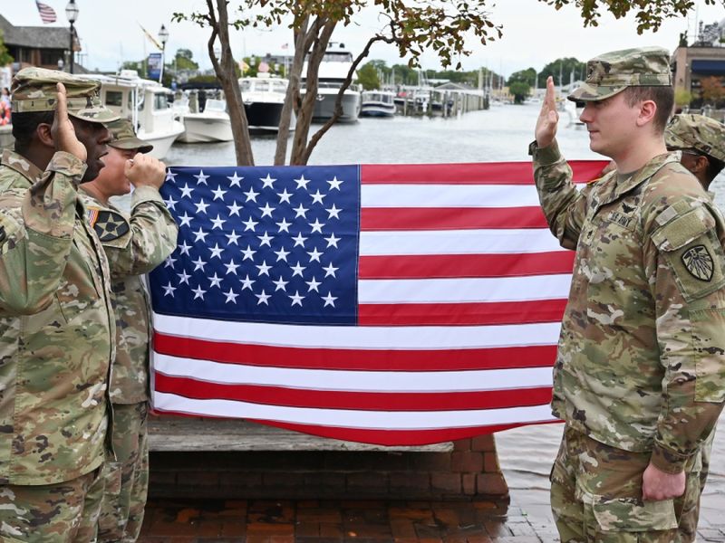 Reenlistment Ceremony: Choosing Service Again