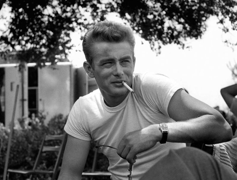 James Dean – The ultimate rebel with his tousled hair, leather jacket, and eternal bad-boy mystique.