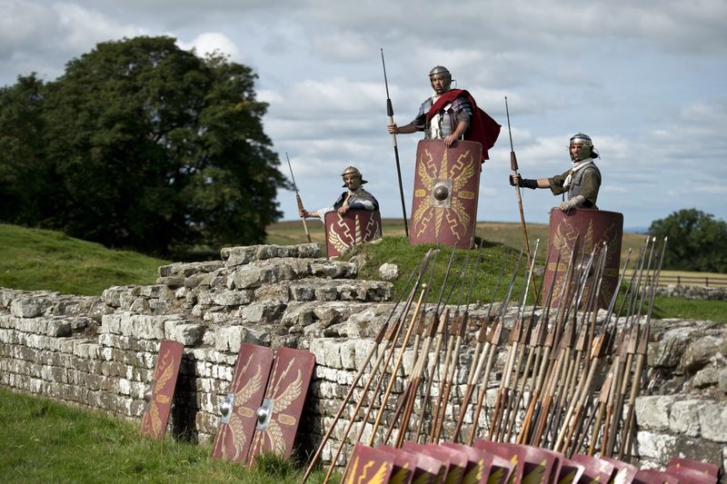 Hadrian's Wall, UK - Roman Empire's northern frontier