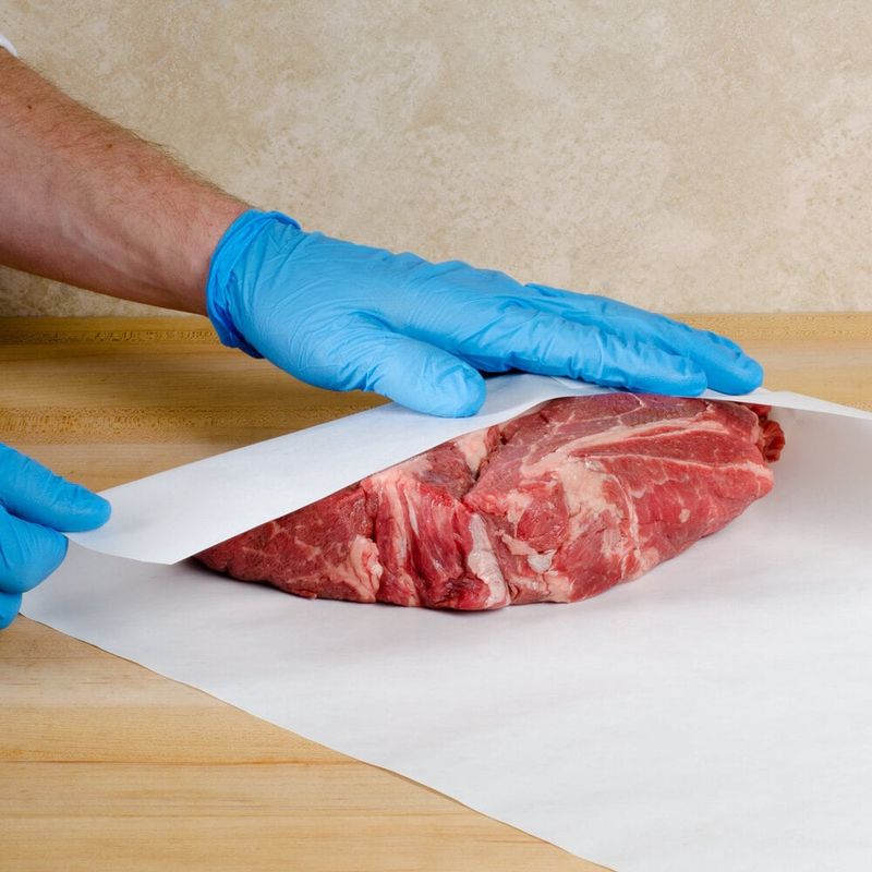 The Butcher Wrapped Meat in Paper—Right in Front of You