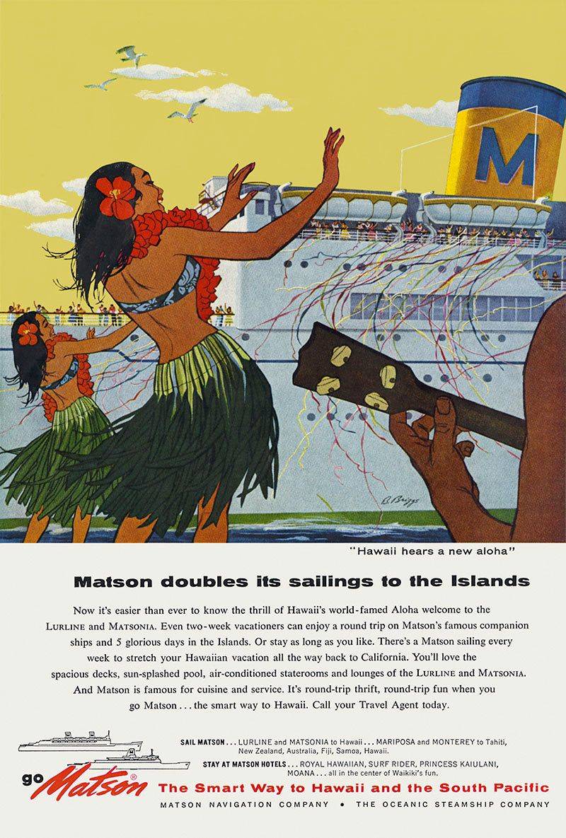 The Matson Company Dominated Hawaii’s Tourism Imagery