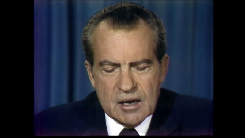 August 8, 1974 — Nixon Announces His Resignation