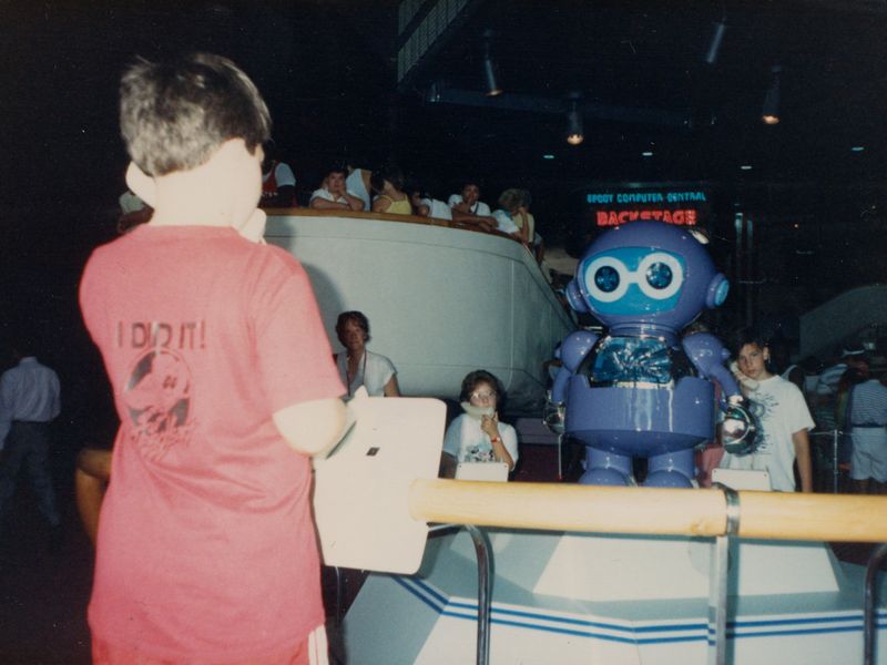 CommuniCore Exhibits with Touchscreens and Talking Robots