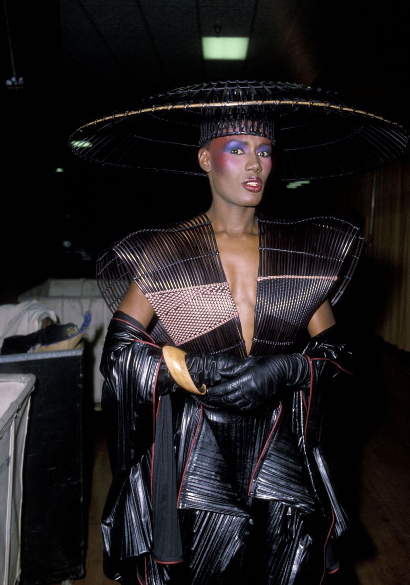 Grace Jones – Bold, androgynous, and fearless in the 1980s.