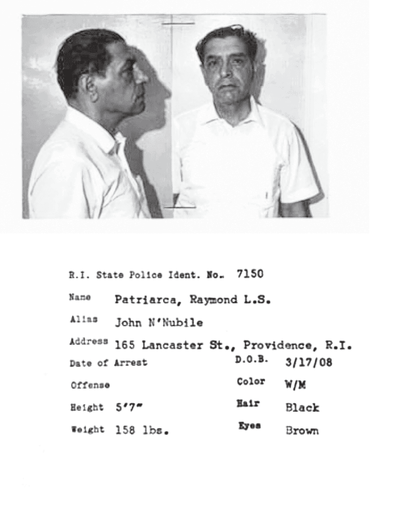 Formation of the Patriarca Crime Family (1950)
