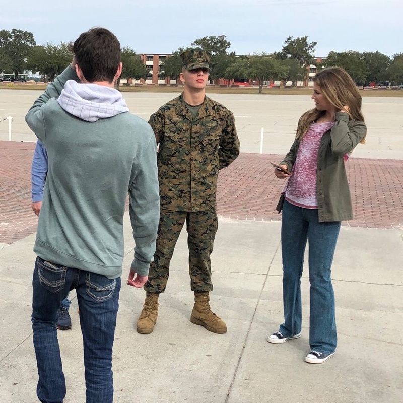 Standing at Attention