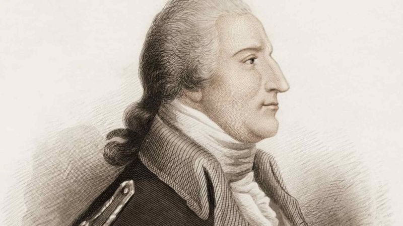 Benedict Arnold, American military officer, 1801