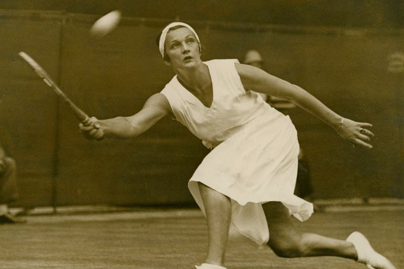 Helen Jacobs, American tennis player, 1997