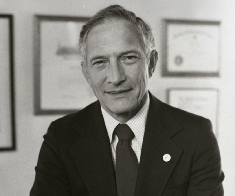 Robert Noyce, American physicist and Intel co-founder, 1990