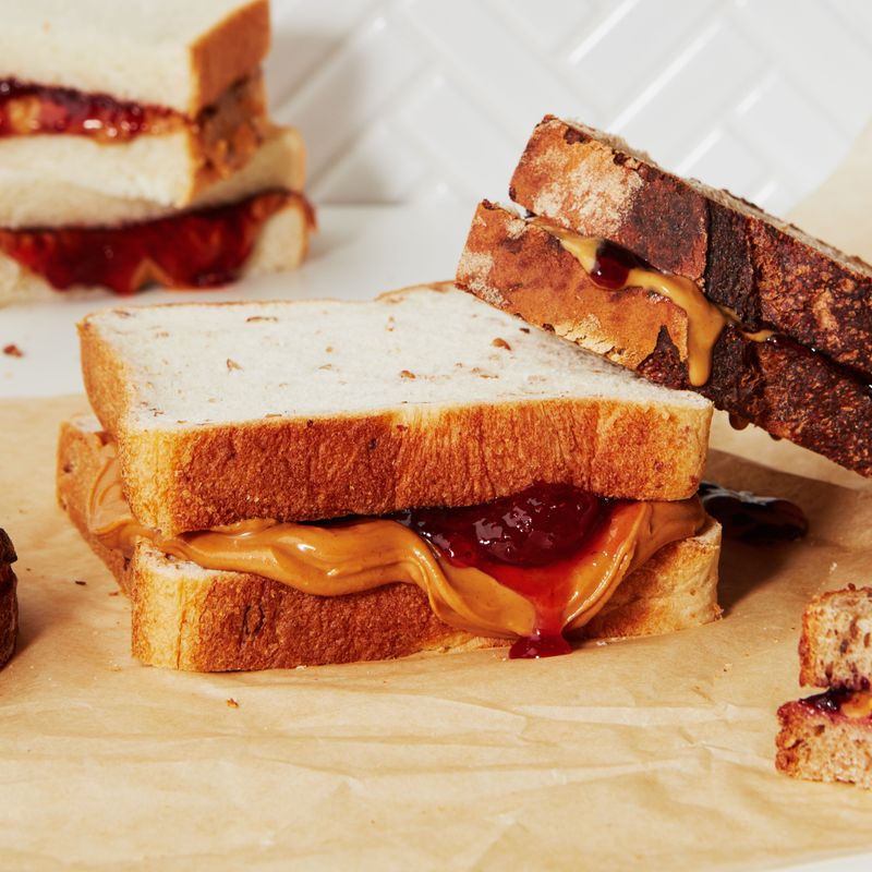 Peanut Butter & Jelly Sandwiches