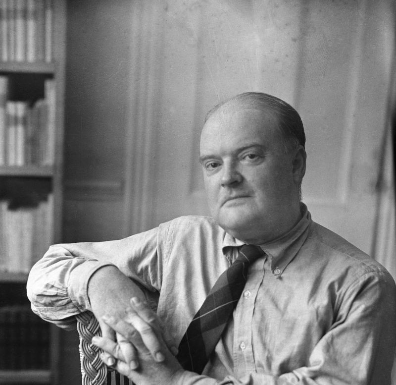 Edmund Wilson, American writer and literary critic, 1972