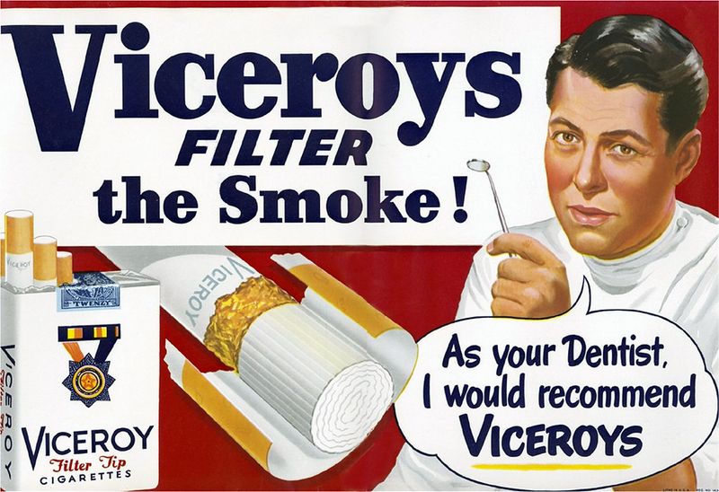Viceroy Cigarettes’ “Tooth-Friendly” Message
