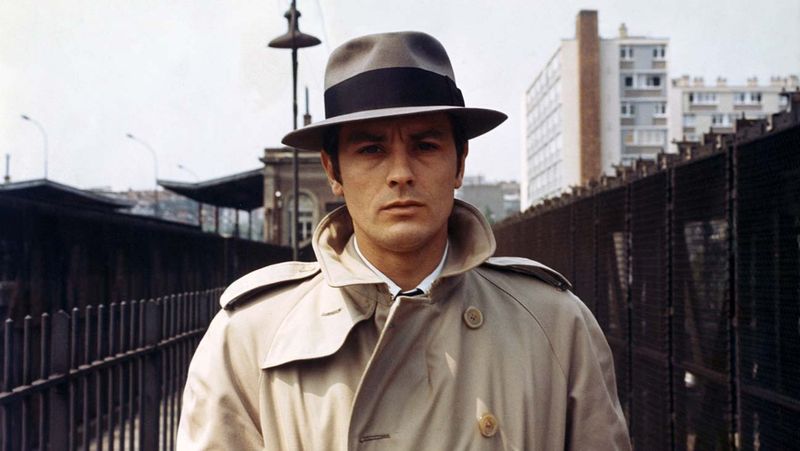 Alain Delon – French cinema’s most beautiful man, with icy blue eyes and razor-sharp cheekbones.