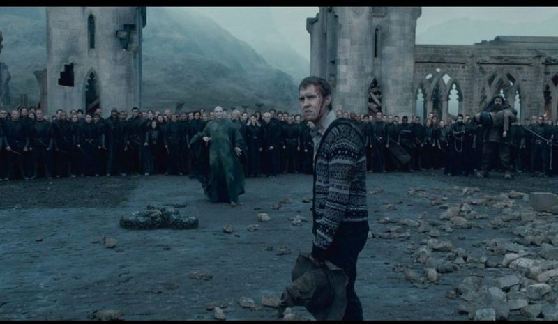 Neville Standing Up to Voldemort Alone