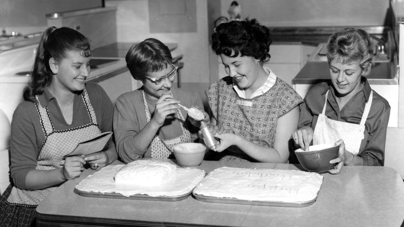 Graduate high school without basic life skills – Many schools taught sewing, cooking, and auto repair.