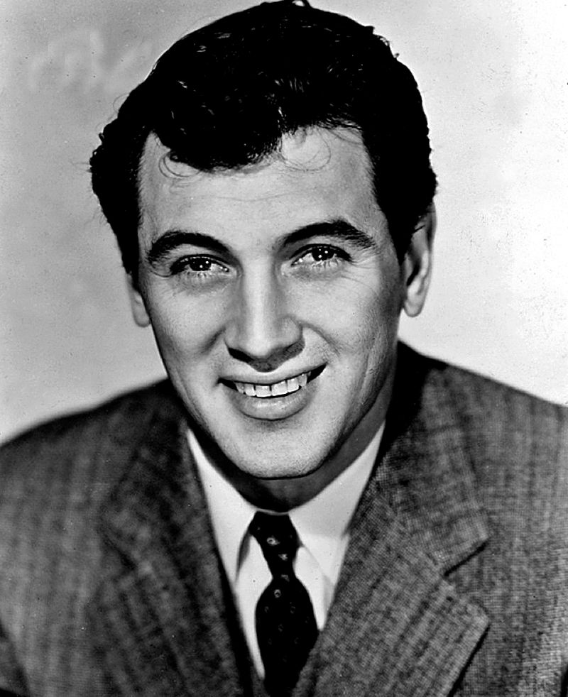 Rock Hudson – Tall, broad-shouldered, and impossibly handsome—the ideal romantic lead.