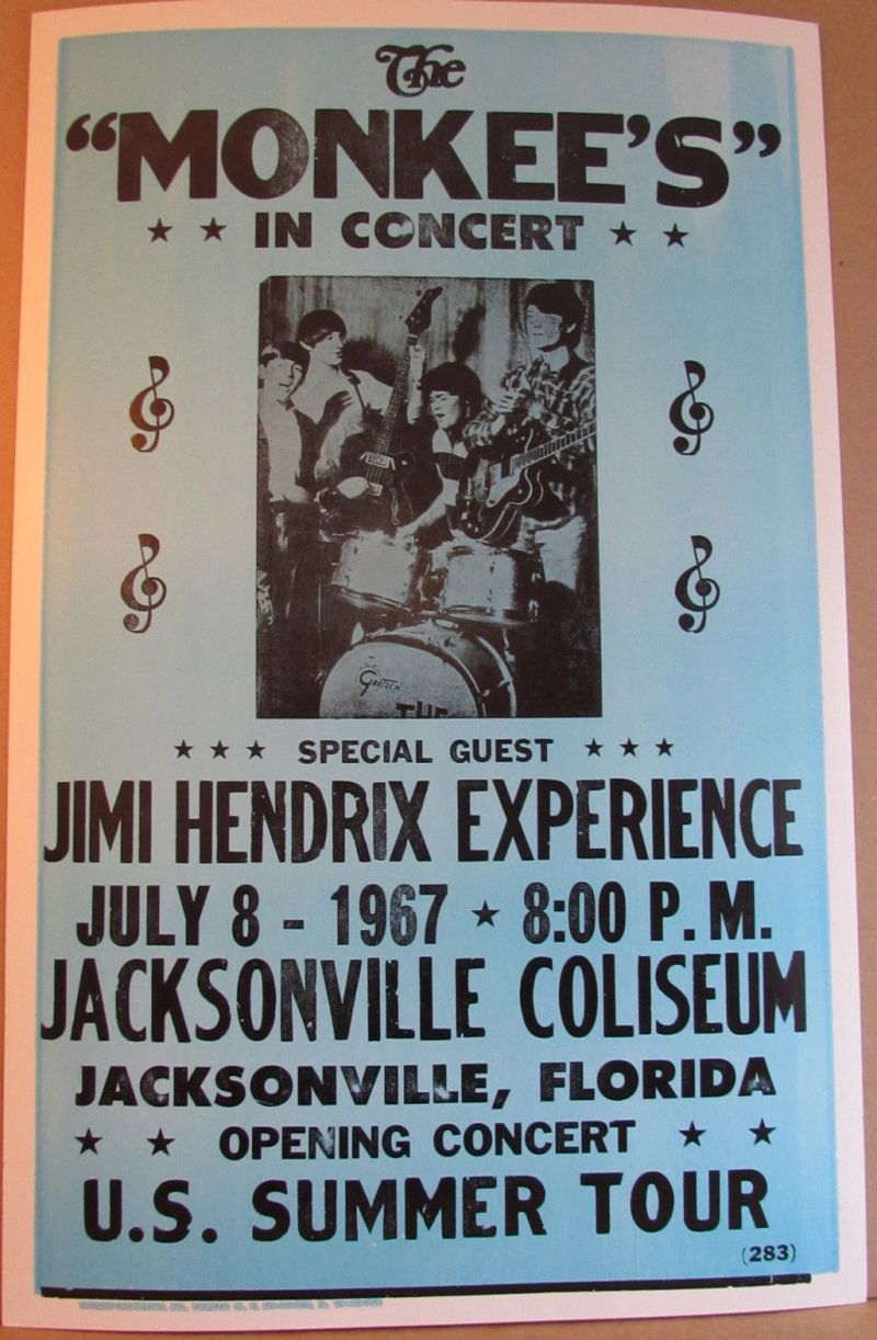 Jimi Hendrix Once Opened for The Monkees