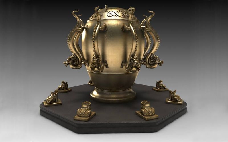 Seismograph (China, 132 CE)