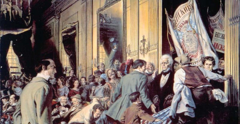 Andrew Jackson’s Inauguration Turned into a Drunken Rager (1829)
