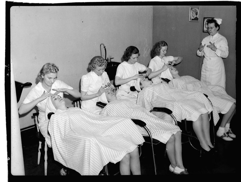 Salon Staff Uniforms Resembled Medical Attire