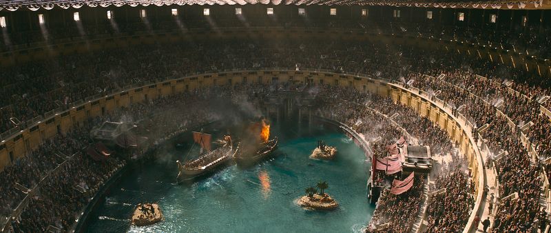 The Colosseum Hosted Fake Naval Battles