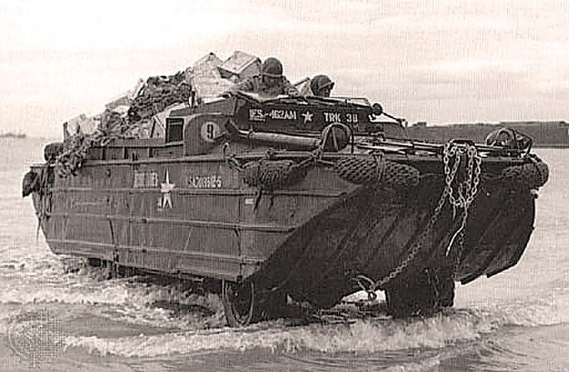 Amphibious DUKW (