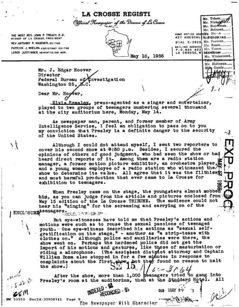 Elvis Presley’s FBI File