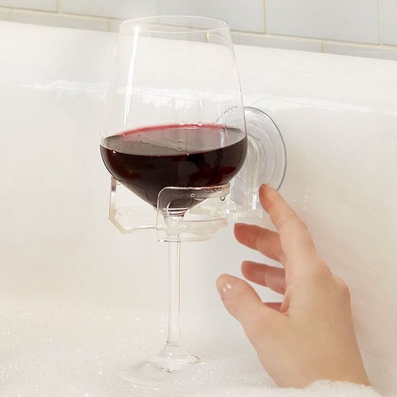 The Wine Glass Holder for the Bathtub 🍷🛁