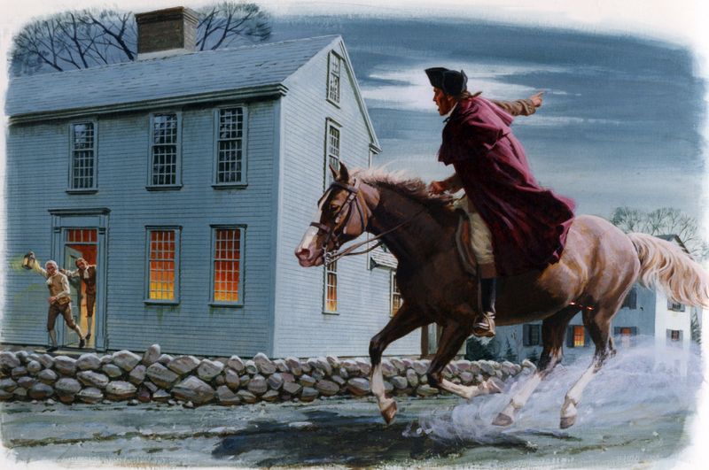 Paul Revere Shouted ‘The British Are Coming!’