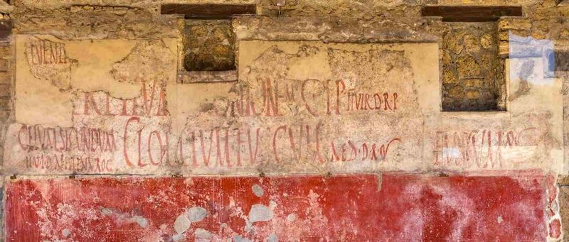 Pompeii’s Walls Were Covered in Graffiti (Including Profanity)