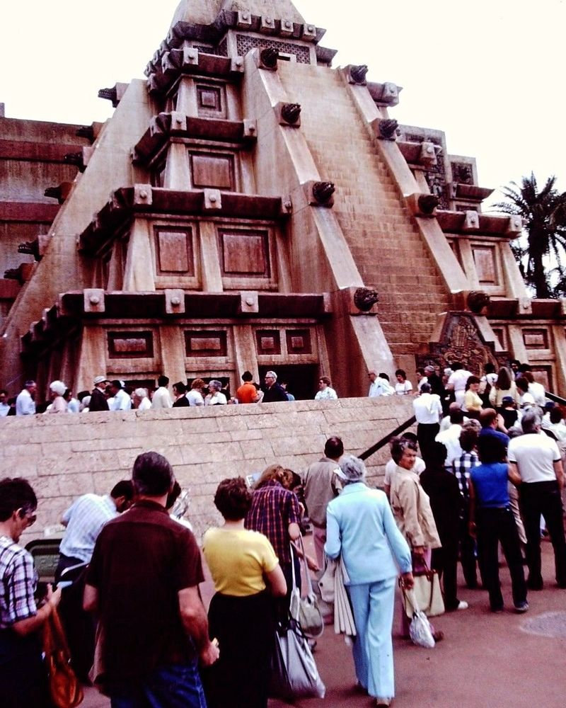 Original Mexico Pavilion with the El Rio del Tiempo Ride