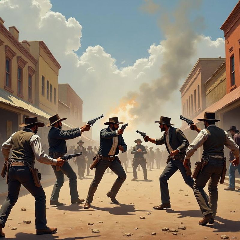 The Four Dead in Five Seconds Gunfight (1881) – El Paso, Texas