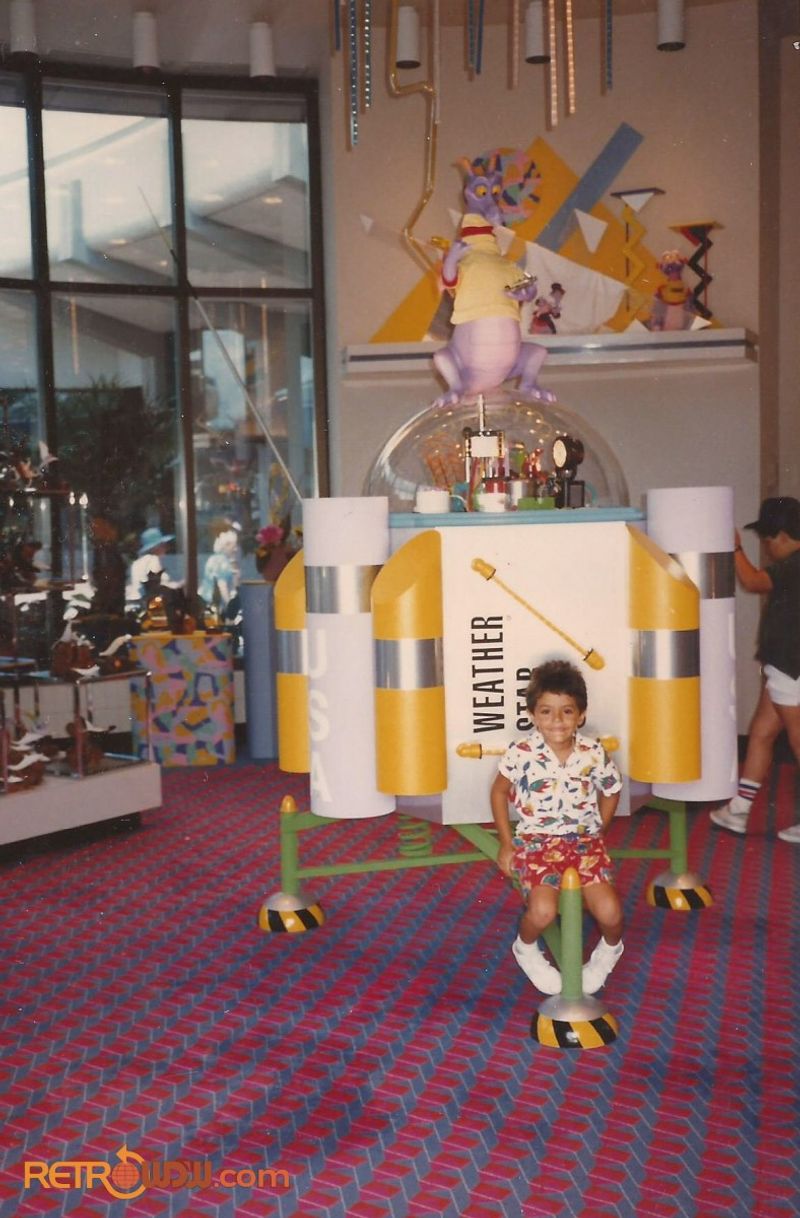 Figment Merchandise Walls in Centorium (Original EPCOT Gift Shop)