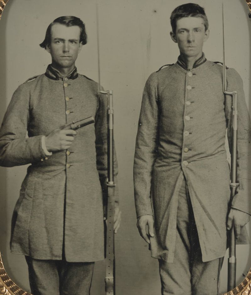 Confederate Uniform with Unidentifiable Fabric