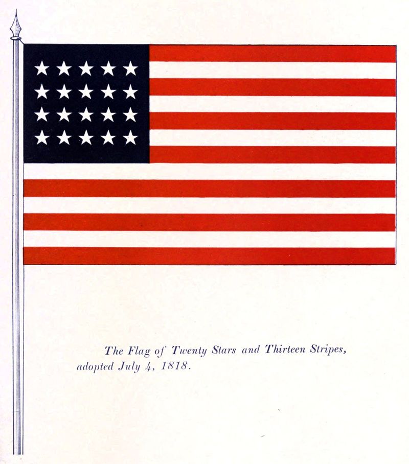 Return to Thirteen Stripes (1818)