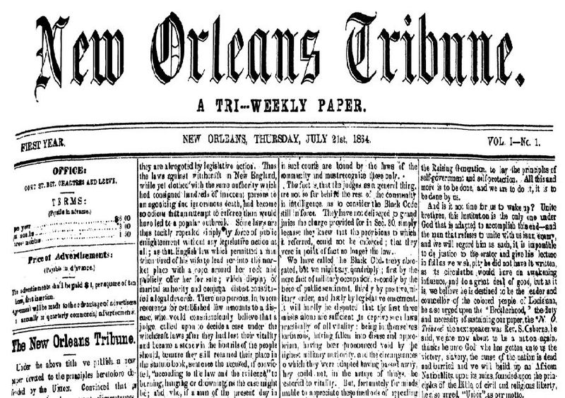 The First Black Daily Newspaper in the U.S.