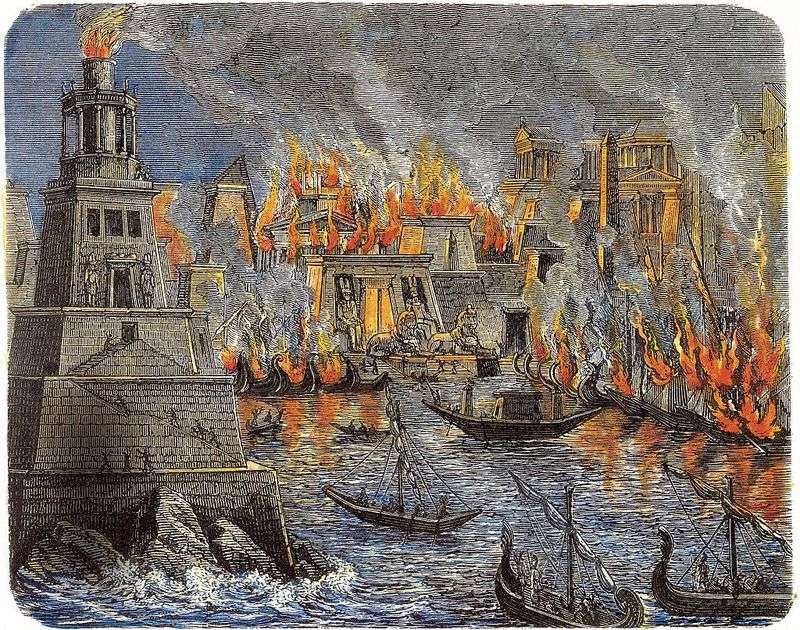 The Library of Alexandria Was Destroyed in a Single Night