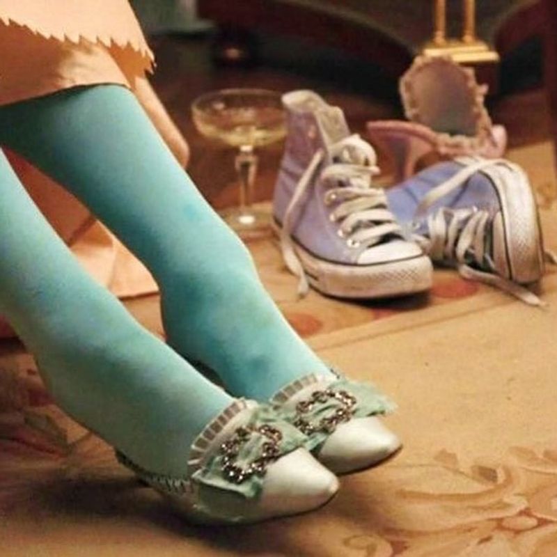 Marie Antoinette (2006) – Converse Sneakers in Versailles