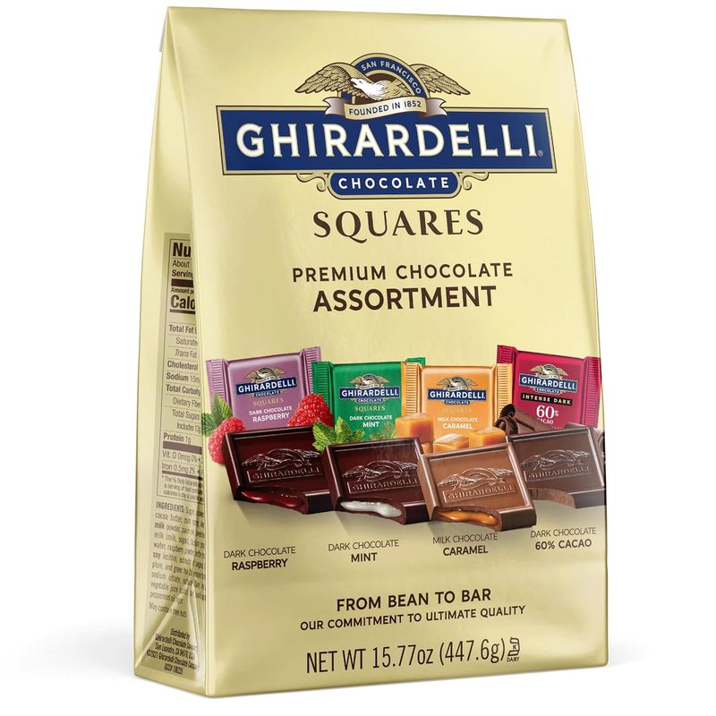 Ghirardelli's Two-Faced Chocolate Line