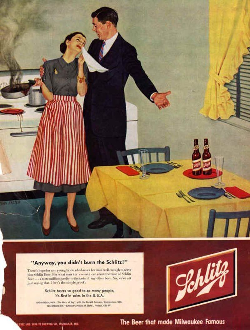 Schlitz Beer’s Obedient Housewife