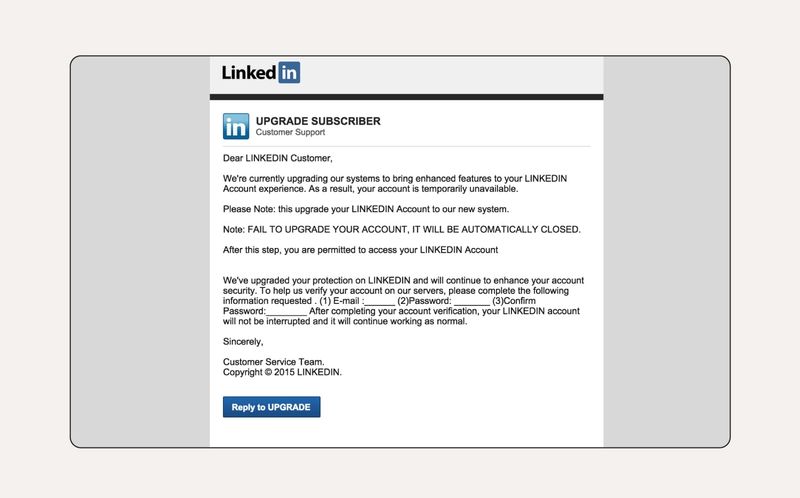 Forwarding Obvious Scam Emails