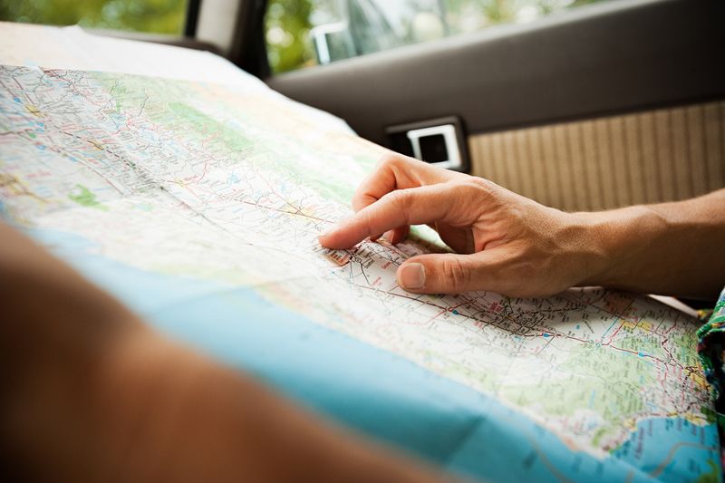 Reading a Paper Map