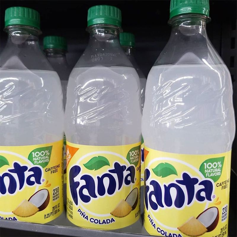Fanta Pina Colada (2000s, Discontinued in U.S.)