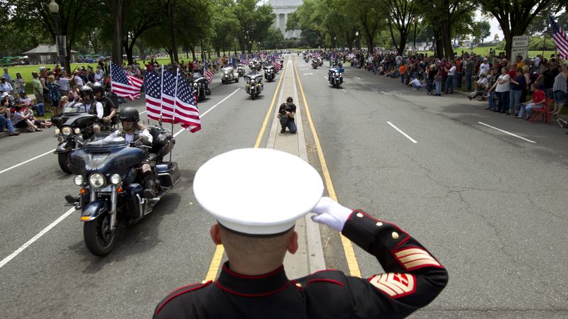 Rolling Thunder Motorcycle Rally (Memorial Day)