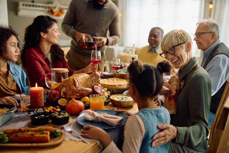 Family Dinner Without Distractions