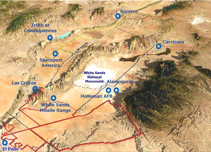 Part of the Park Borders an Active Missile Range