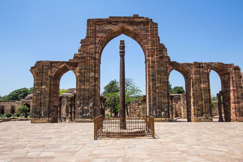 The Iron Pillar of Delhi (India, ~400 CE)