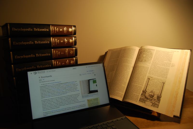 Using a Physical Encyclopedia